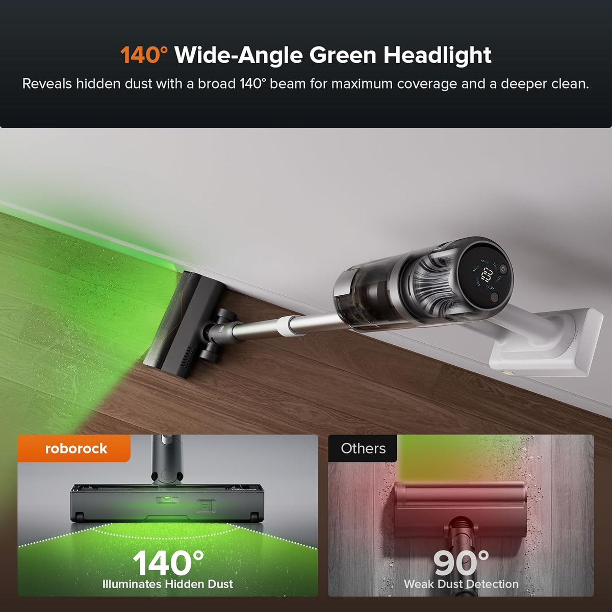 roborock H60 Hub Pro Cordless Stick Vacuum Cleaner with Auto-Empty Dock, 170AW Suction for Carpets