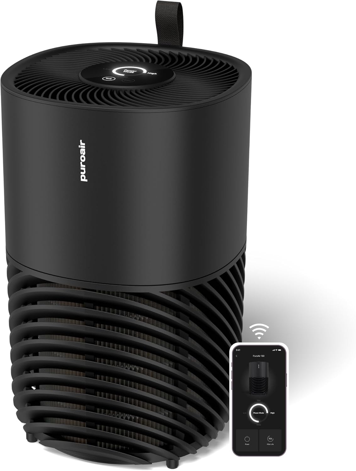 PuroAir 130i Smart Air Purifier for Home Large Rooms - Covers Up To 600 Sq Ft - Filters Up To 99.9%