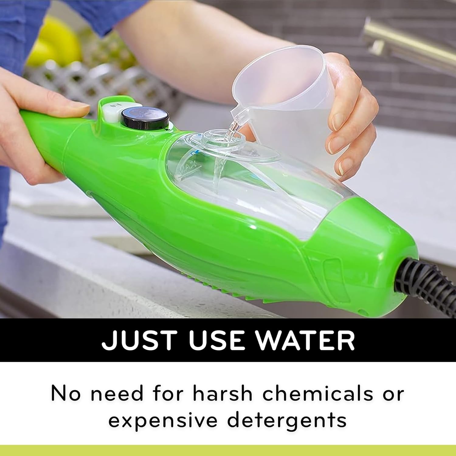 H2O X5 Steam Mop 5-in-1 DualBlast and Handheld Steamer Cleaner For Kitchen Tile Floors, Floor