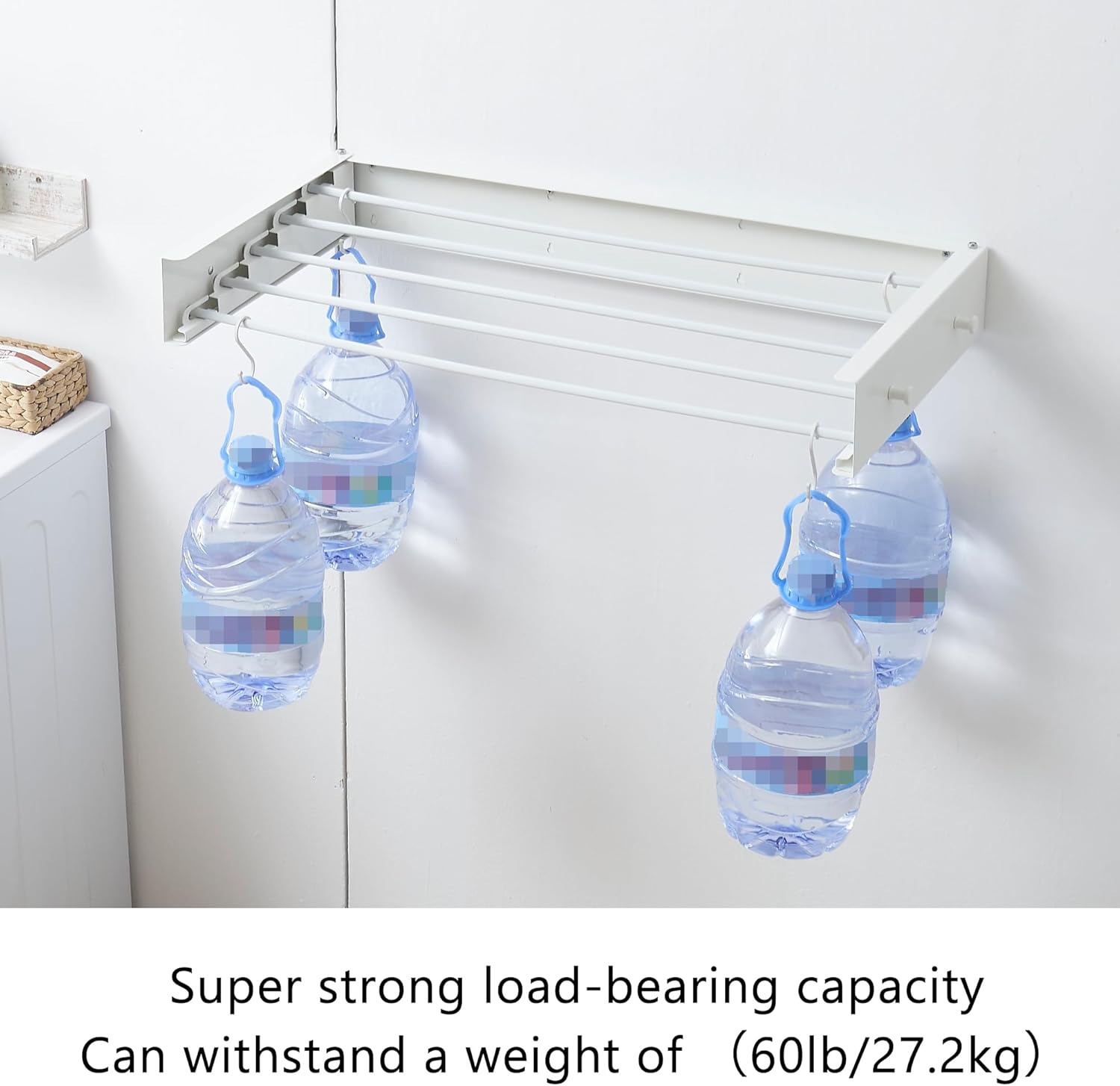 Clothes Drying Rack,Laundry Hanging Rack Collapsible,Wall Mounted Drying Rack for Laundry,Foldable
