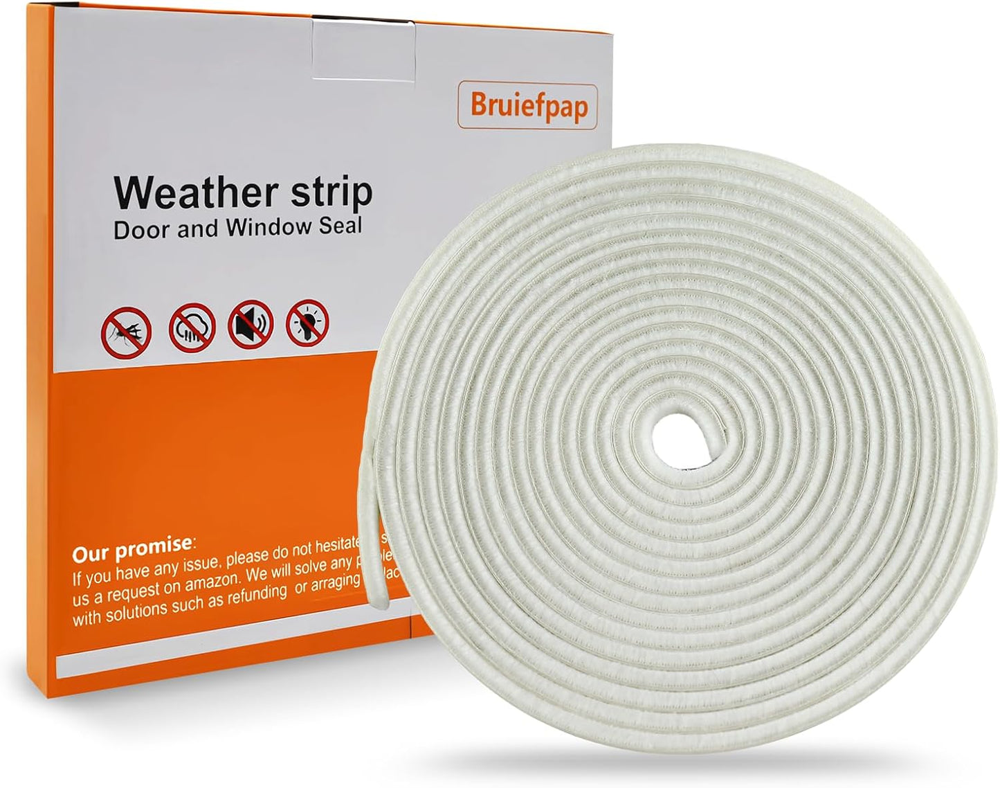 39.4FT Brush Weather Stripping, Neat Pile Self Adhesive Seal Strip for Windows and Door