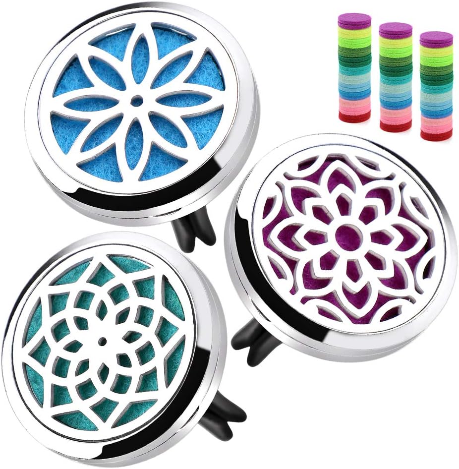 ttstar Car Diffuser Vent Clip - 30mm Aromatherapy Essential Oil Car Diffuser Vent Clips with 36