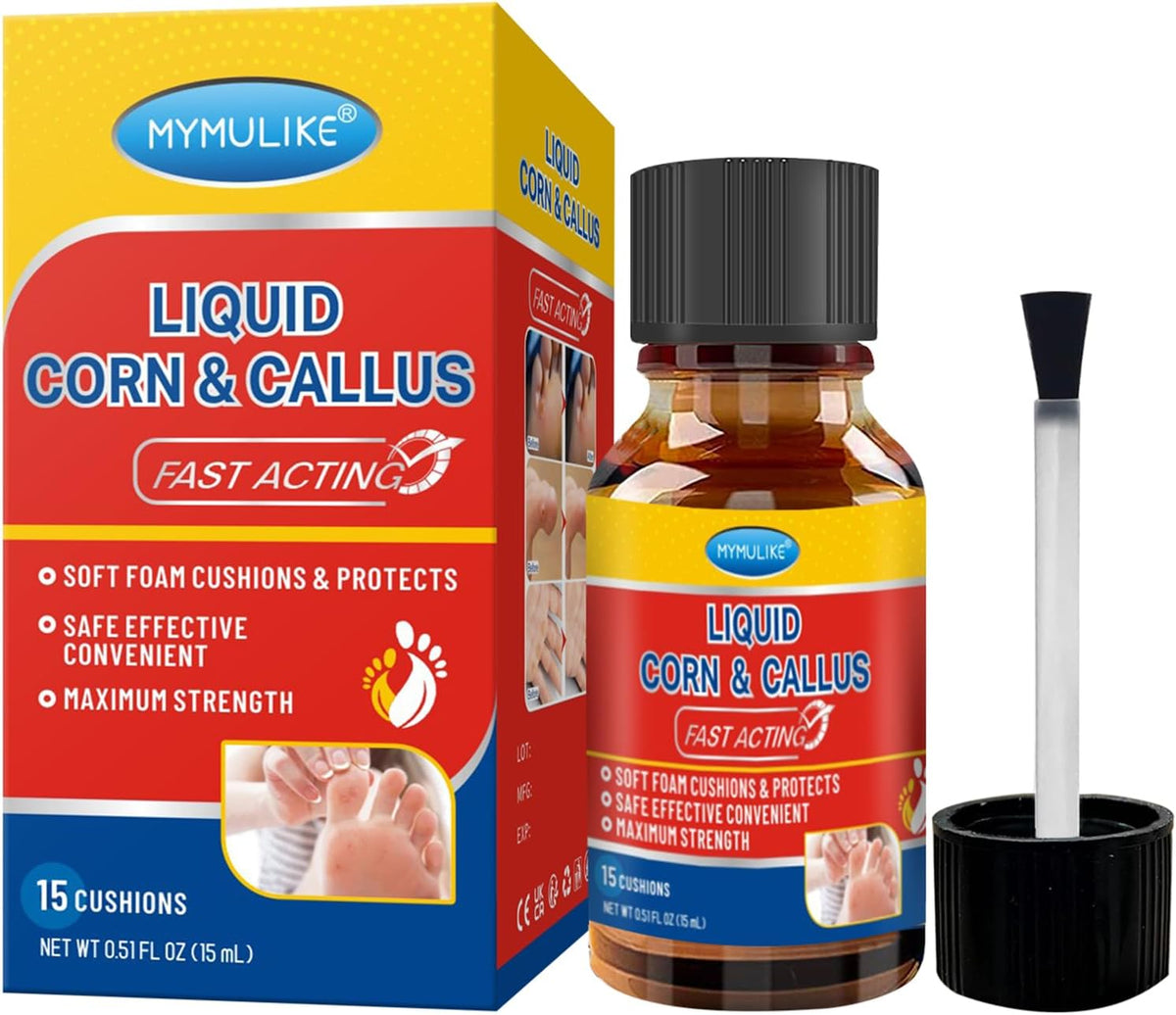Liquid Corn Remover, Corn Removers for Toes, Fast Acting, Safe Removes Corns Fast Extra Strength