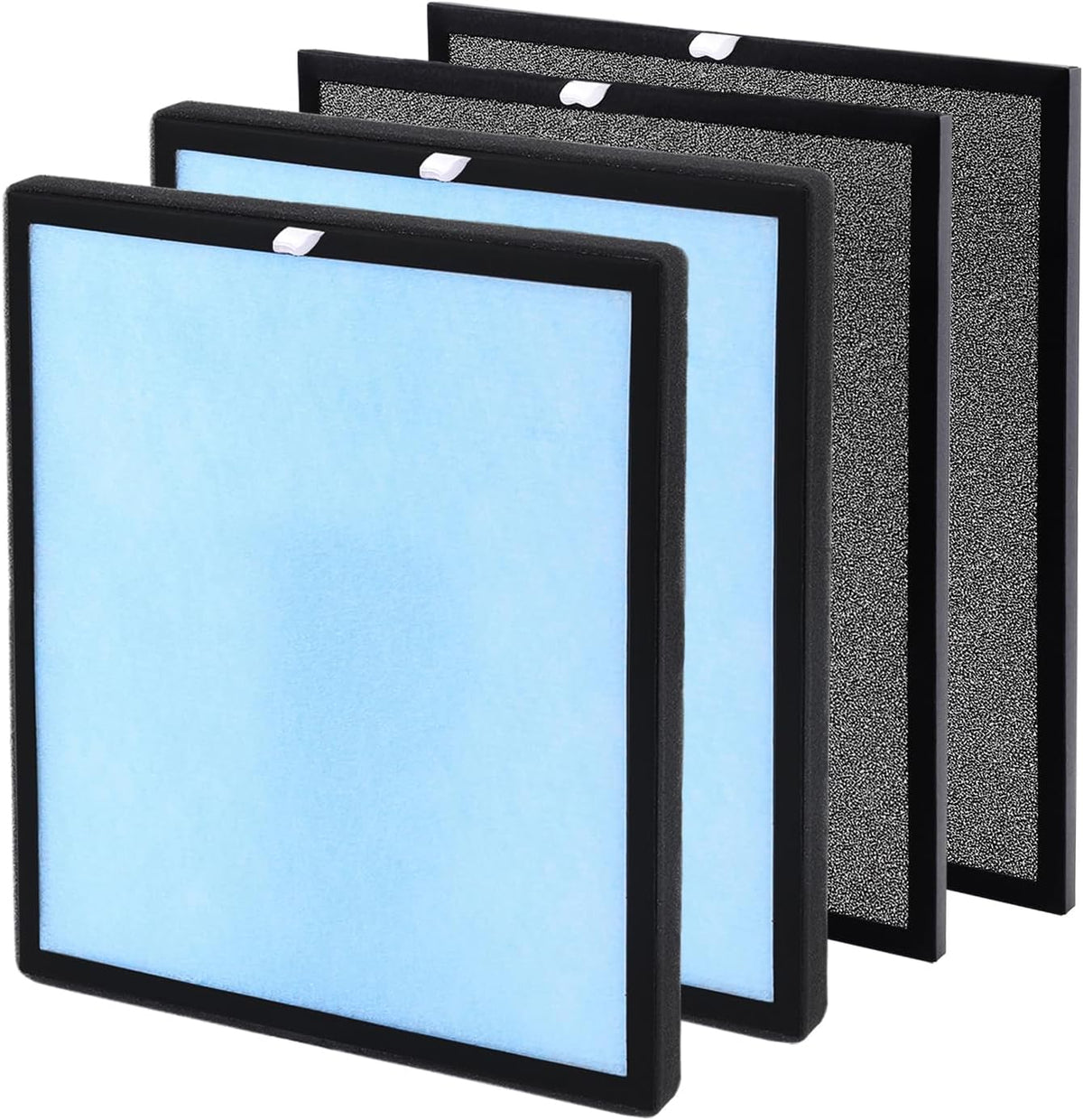 HSP001 True HEPA Filter Replacement, Compatible with Hathaspace HSP001 Air Purifier, 4 in 1 H13