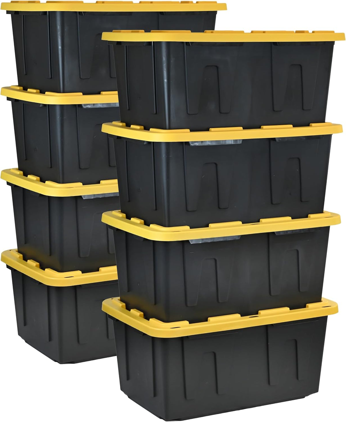 CX Black & Yellow®, Shelving Unit and Heavy Duty Storage Containers, Extremely Durable® (Shelf + 27