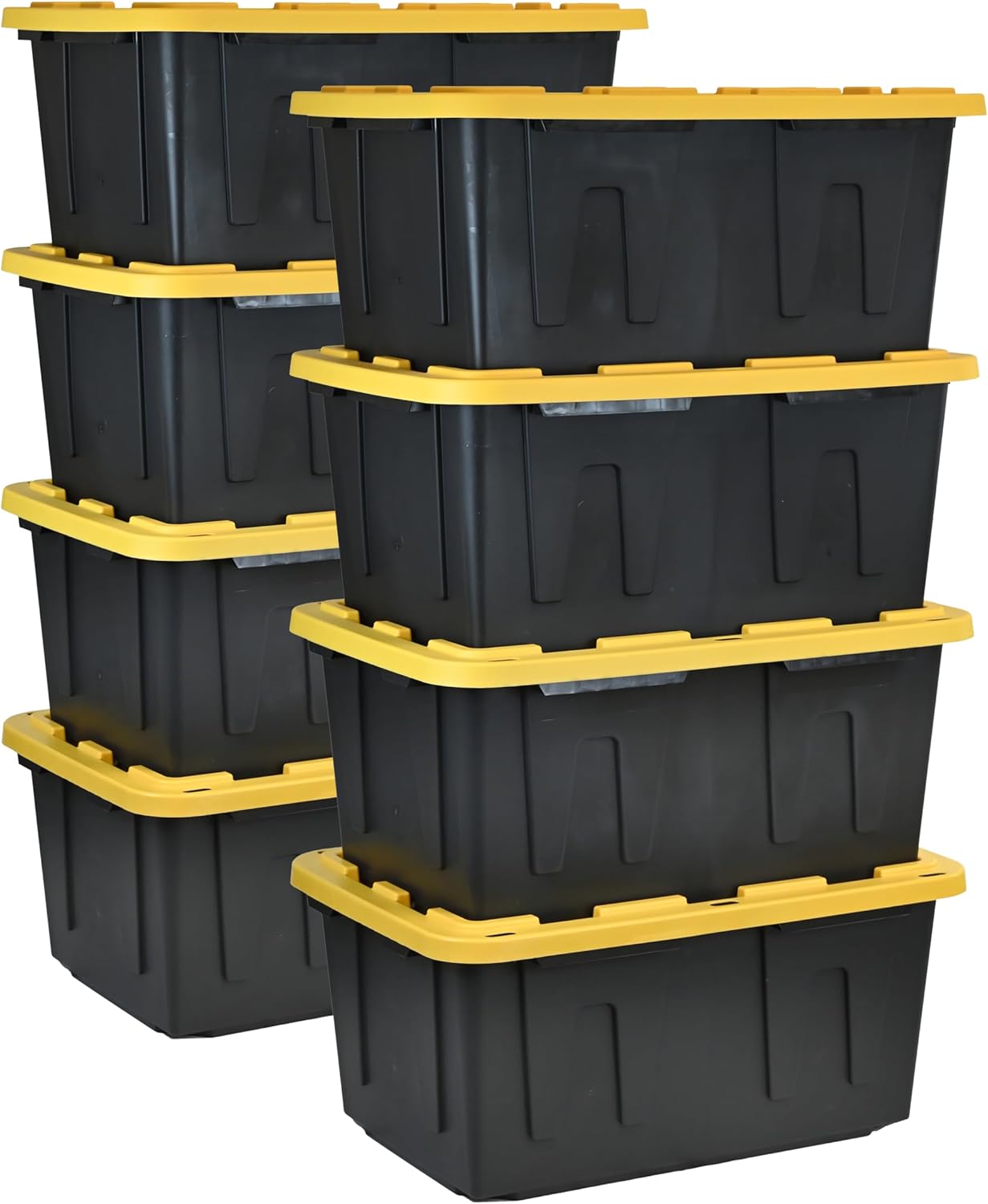 CX Black & Yellow®, Shelving Unit and Heavy Duty Storage Containers, Extremely Durable® (Shelf + 27