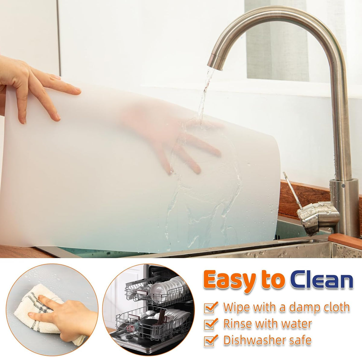 Warome Silicone Mat,78.7”x 23.6” Heat Resistant Mats for Countertop,Extra Large Countertop