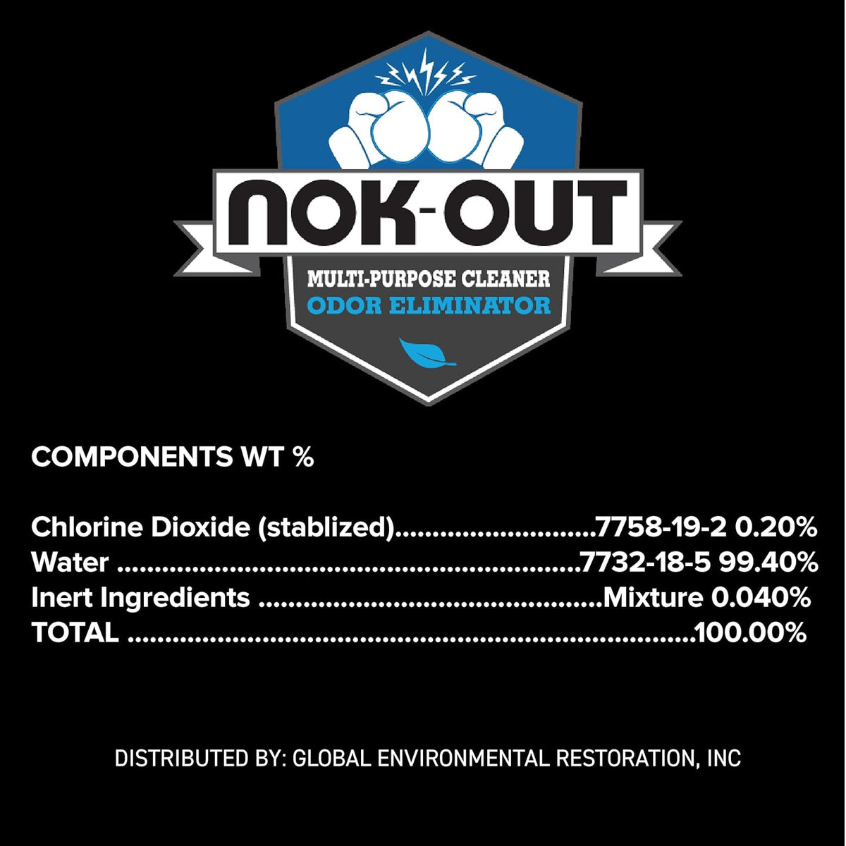 NOK OUT Odor Remover, Pet Deodorizer and Cleaning Spray, Made in the USA, 1 Gallon