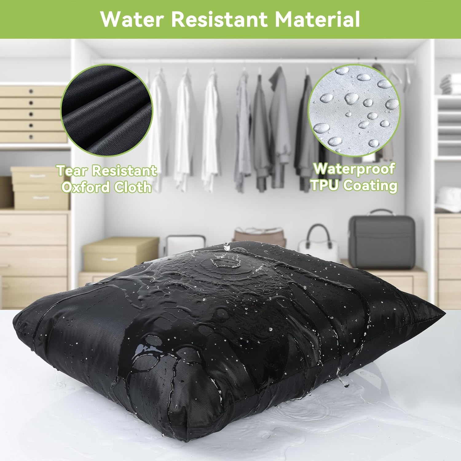 OTraki 2PCS Wet Bags 16x20 inch Medium Wet Dry Bag for Swimsuit and Towels Waterproof Beach