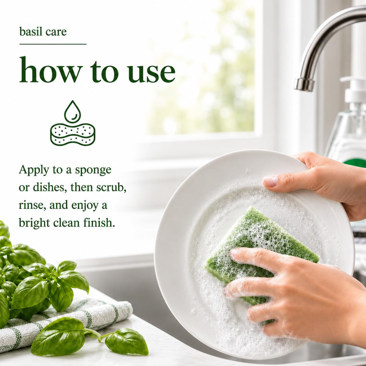Ginger Lily Farms Botanicals Plant-Based Liquid Dish Soap, Concentrated Formula with Max Grease