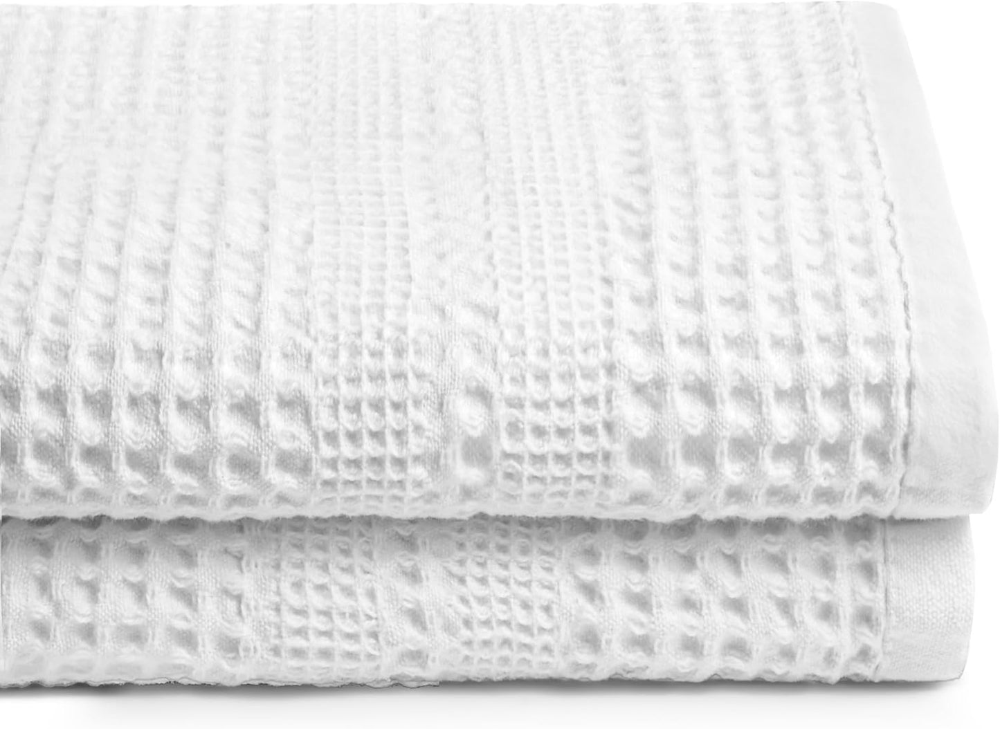 GILDEN TREE Waffle Towels for Bathroom, 100% Cotton Quick Dry Towel, Waffle Bath Towels Large