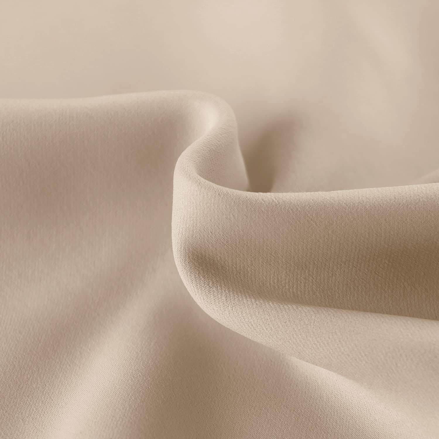 DWCN French Door Curtains – Rod Pocket Thermal Blackout Curtain for Doors with Glass Window