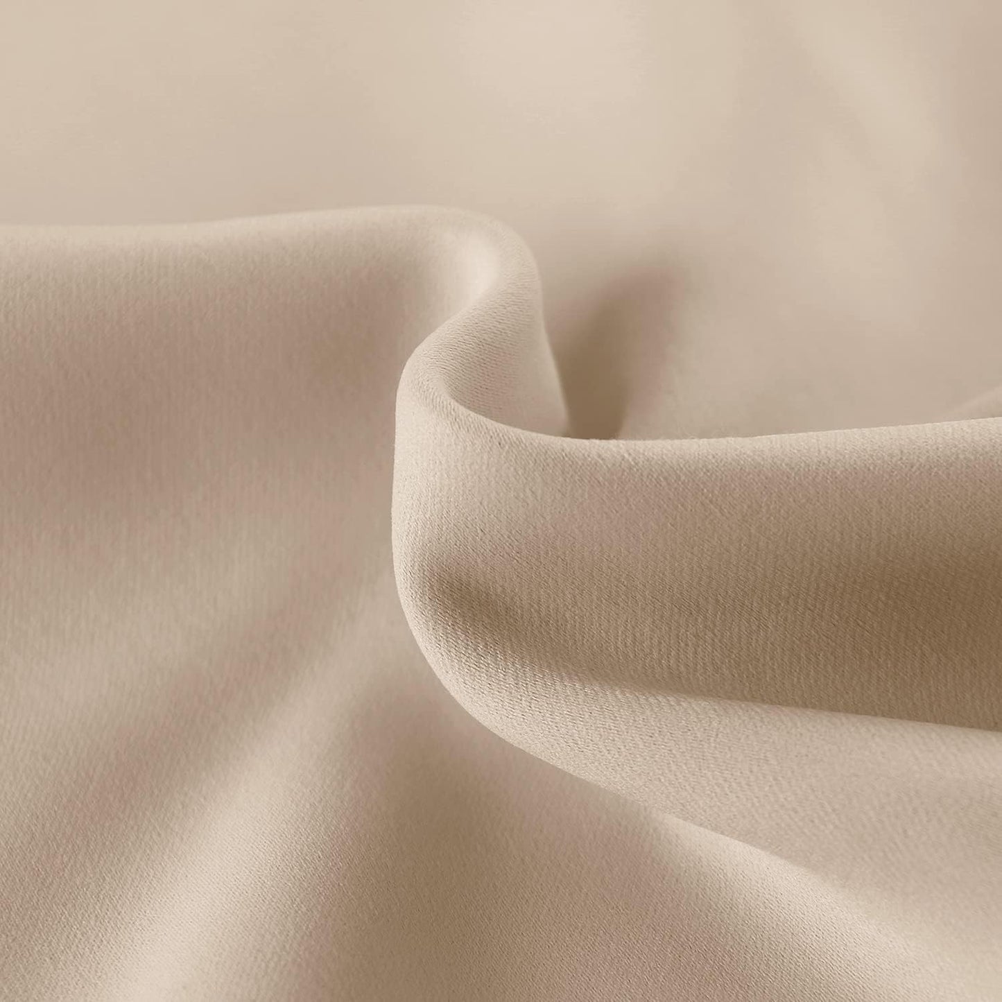 DWCN French Door Curtains – Rod Pocket Thermal Blackout Curtain for Doors with Glass Window