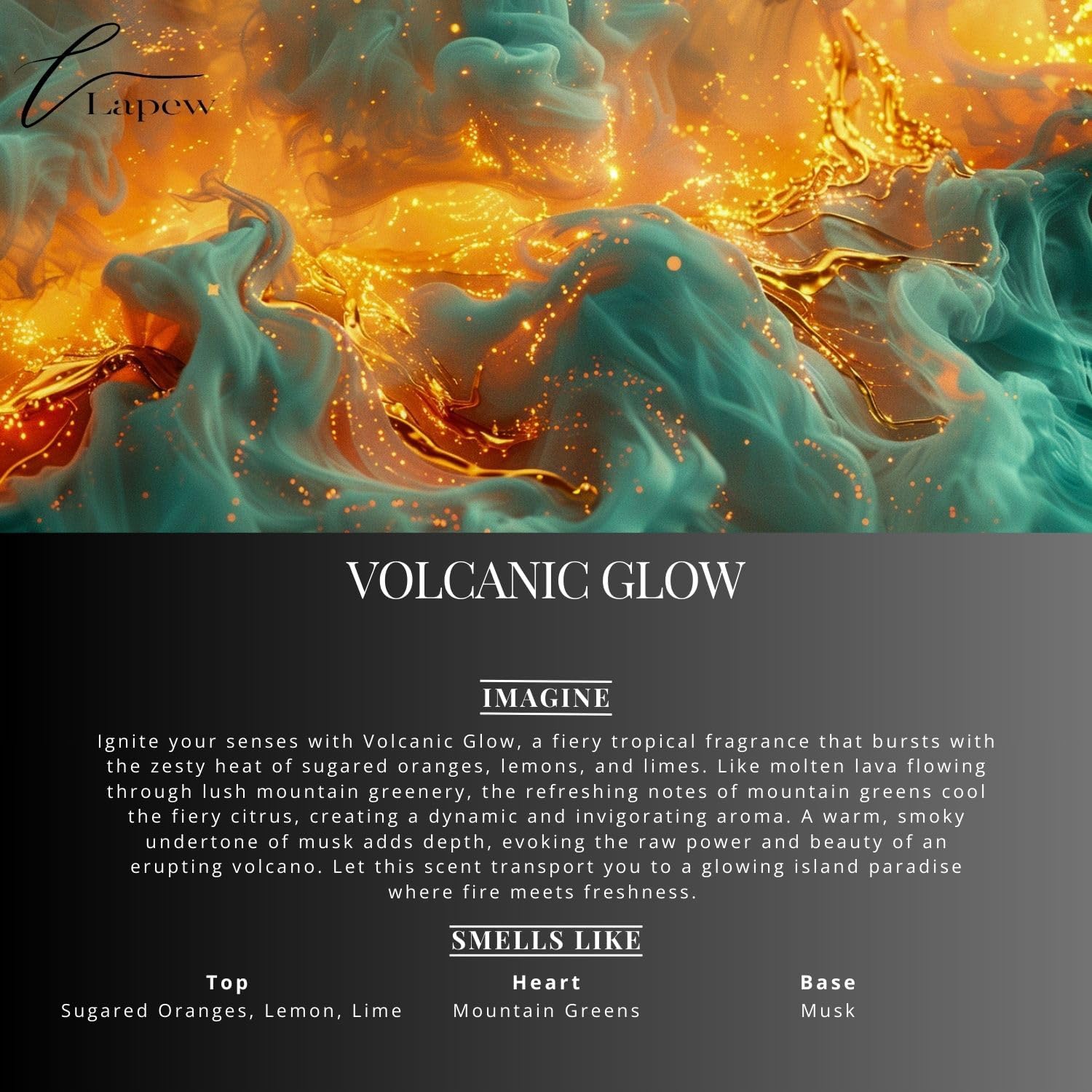 Volcanic Glow Carpet Freshener Powder Refill 36 oz | Powerful Odor Eliminator for Home | Upholstery