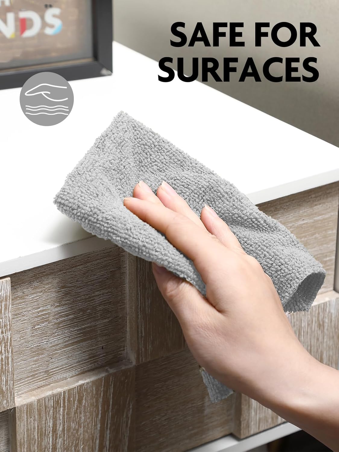 Fantasticlean Microfiber Cleaning Cloth Roll -150 Pack, Tear Away Microfiber Towels, 12" x 12"