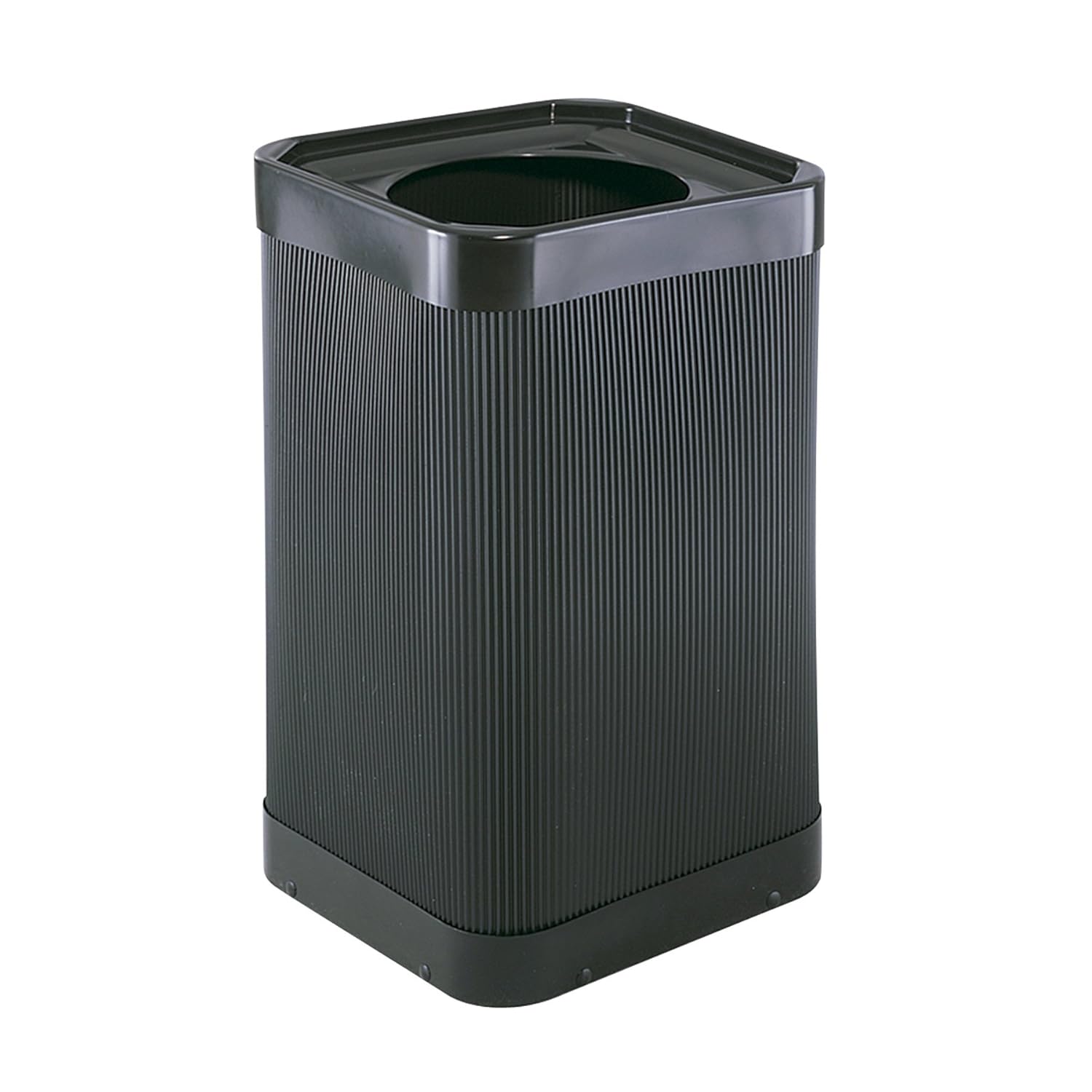 Safco At-Your-Disposal Trash Can, 38 Gallon Modern Plastic Garbage Can for Offices, Break Rooms