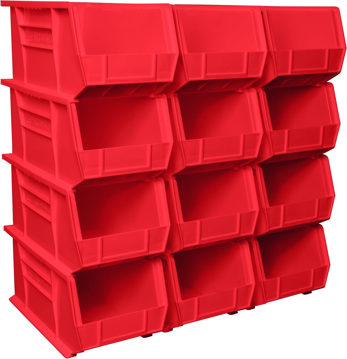 Akro-Mils 30240 AkroBins Plastic Storage Bins, Space-Saving Stackable Bins for Garage, Pantry