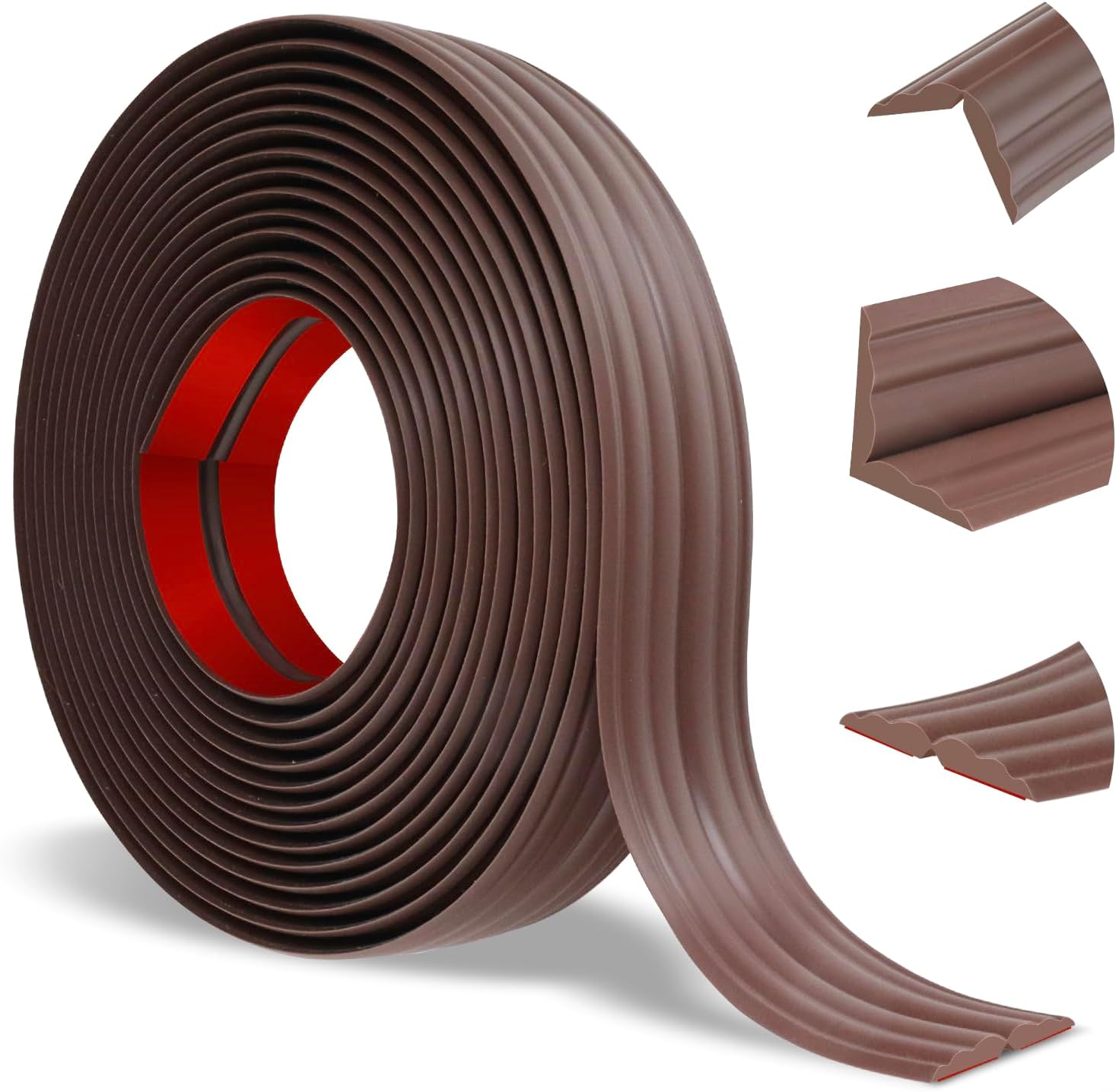 Wall Corner Protector Peel and Stick Corner Trim Molding Flexible Inside & Outside Wall Edge Guard