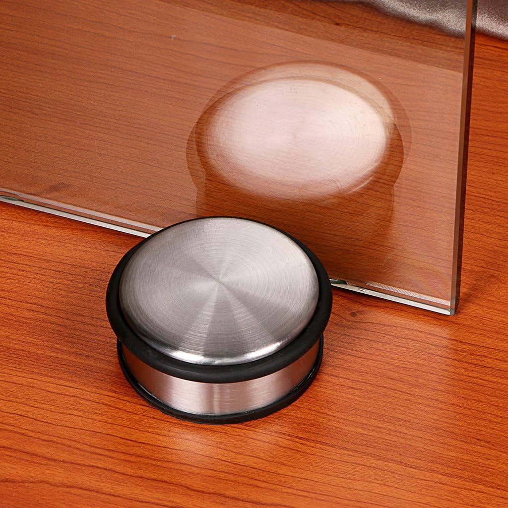 Sumnacon Heavy Duty Floor Door Stopper No Drill, Durability Stainless Steel Door Stops with