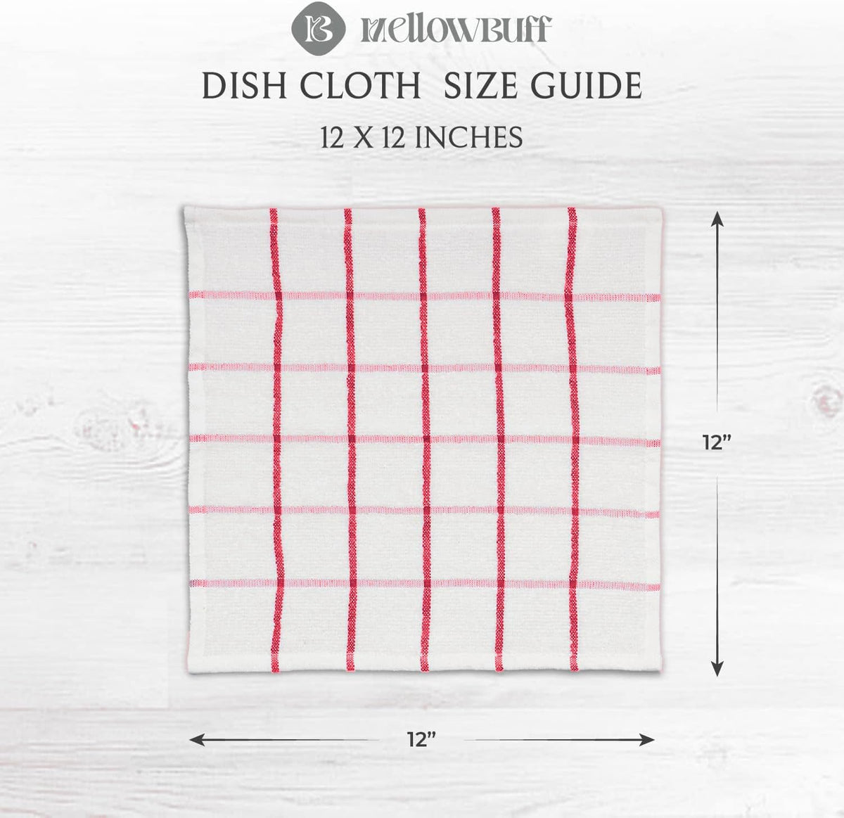 100% Cotton Kitchen Towels and dishcloths Sets, Super Soft & Absorbent, Dish Cloths for Washing