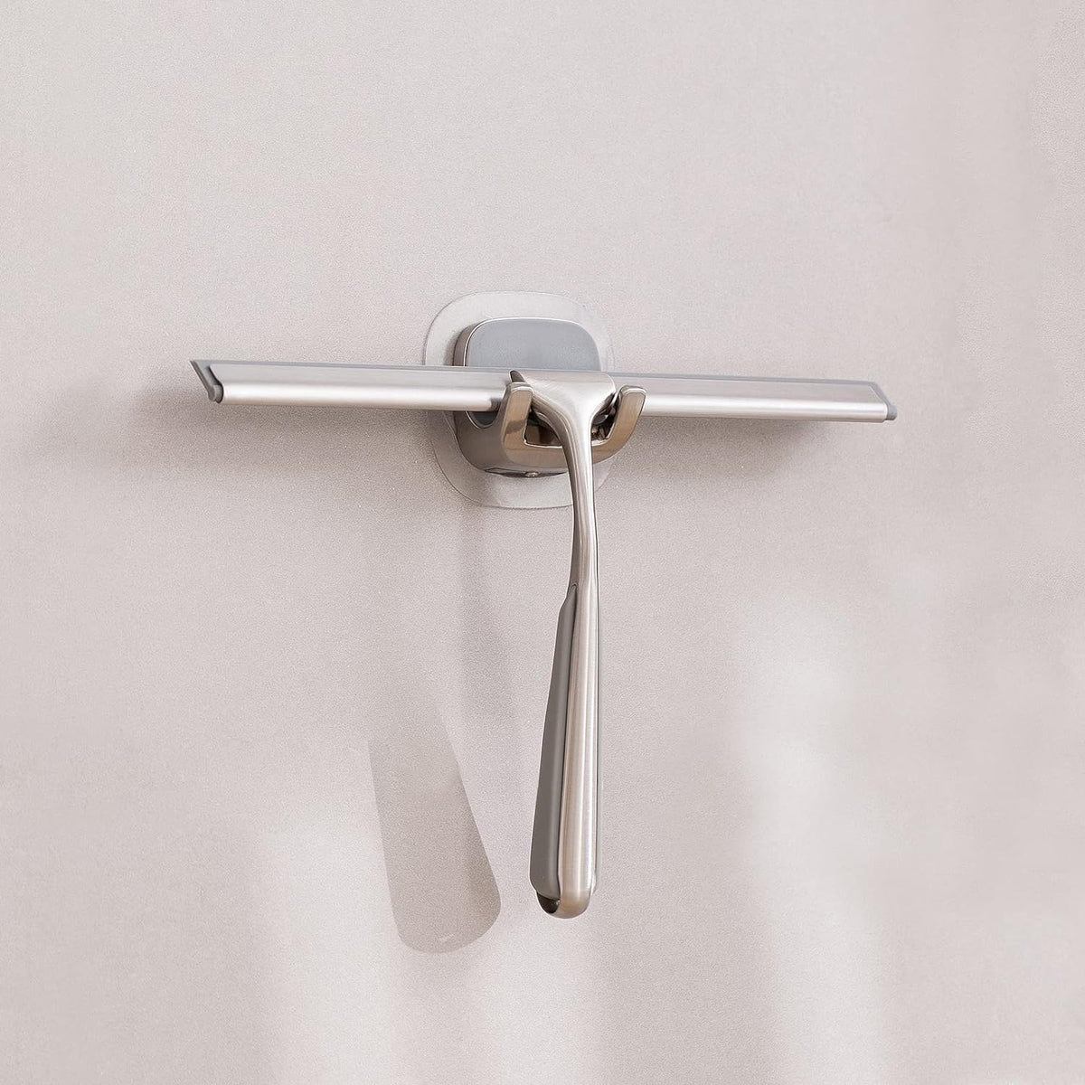 Shower Squeegee for Shower Doors 10 Inch Bathroom Squeegee for Windows,Kitchen,Mirror and Car