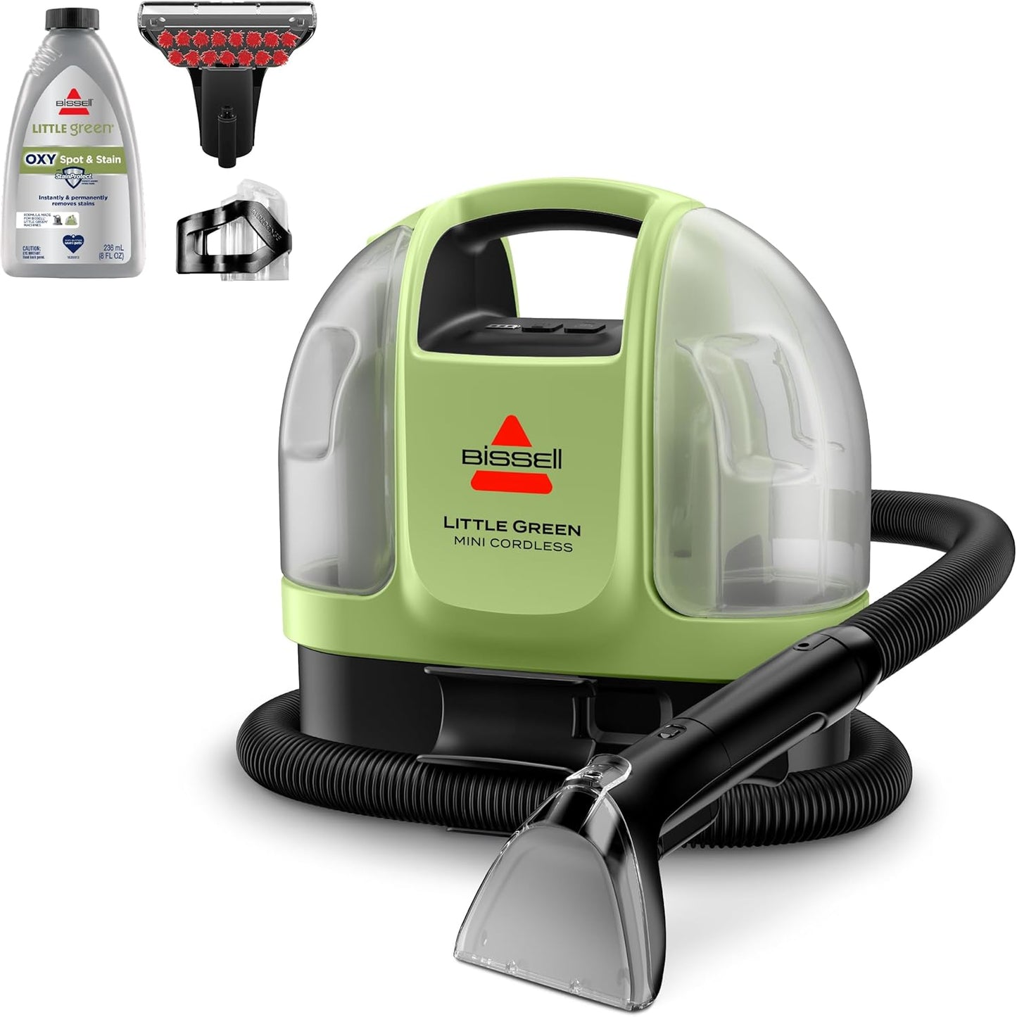 BISSELL Little Green Mini Cordless Portable Carpet and Upholstery Deep Cleaner, Car/Auto Detailer