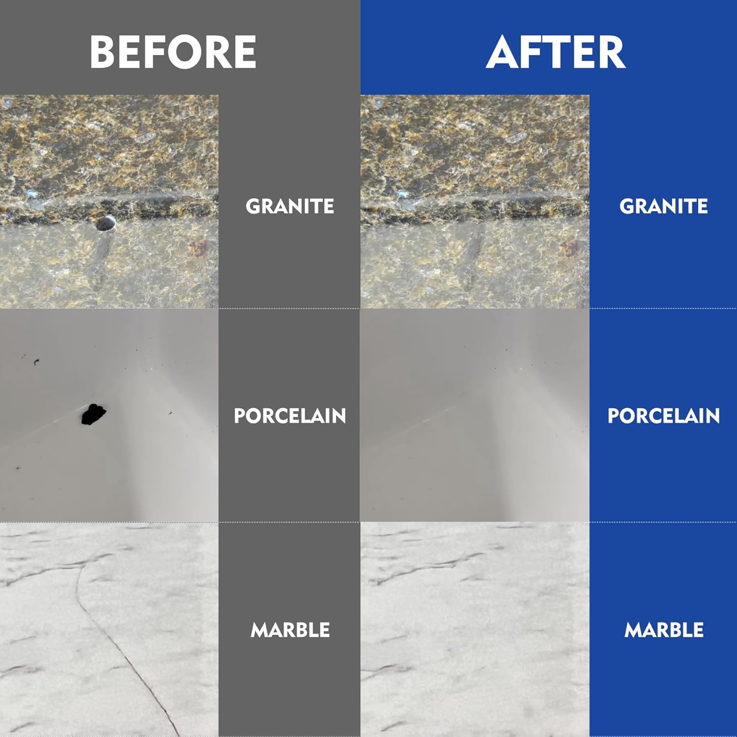 Tile Repair Kit, Ceramic Tile Repair Kit for Bathtub Crack and Hole, Porcelain Tile Chip Repair