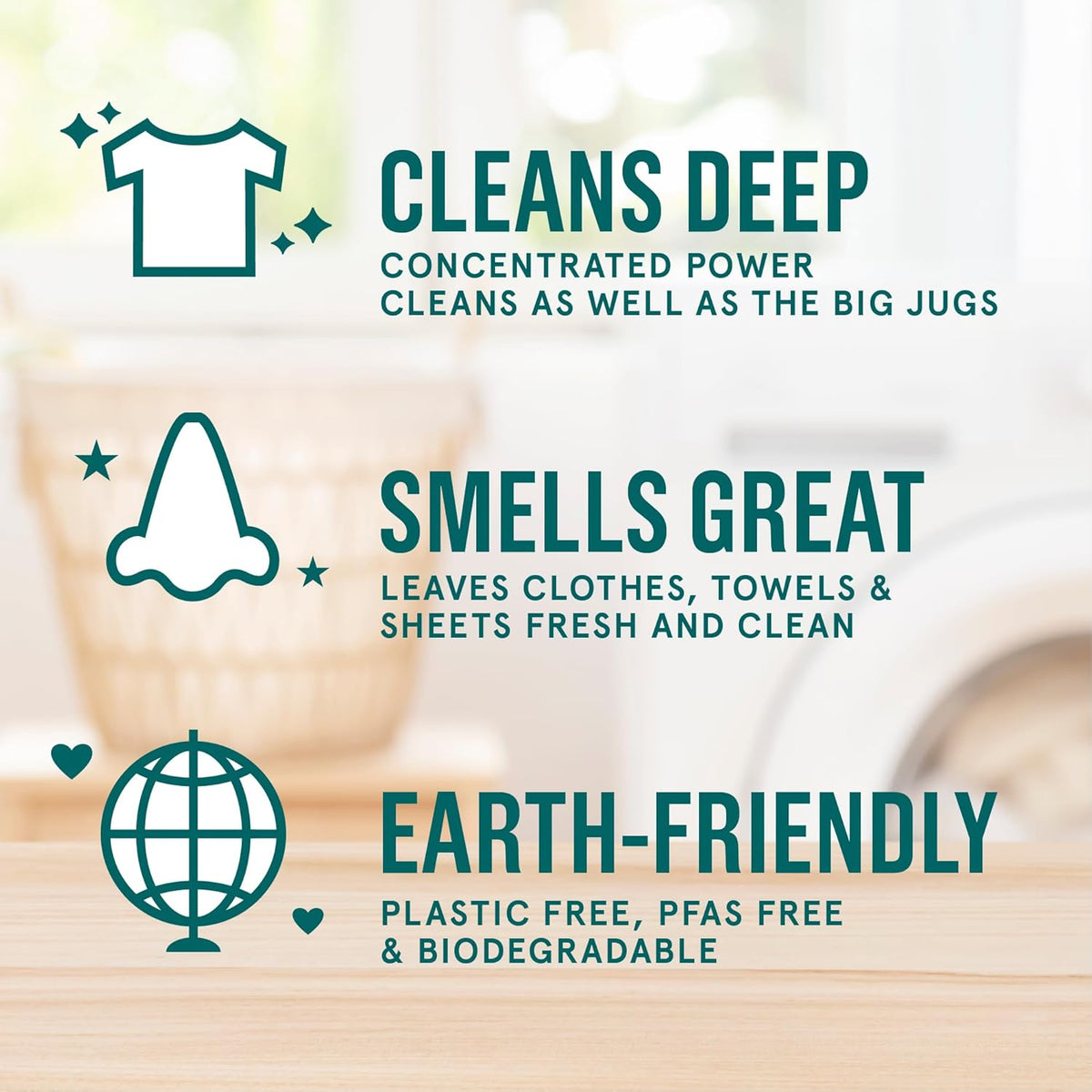 Rella Laundry Detergent Sheets, 120 Loads, Fresh Linen Scent – view 4
