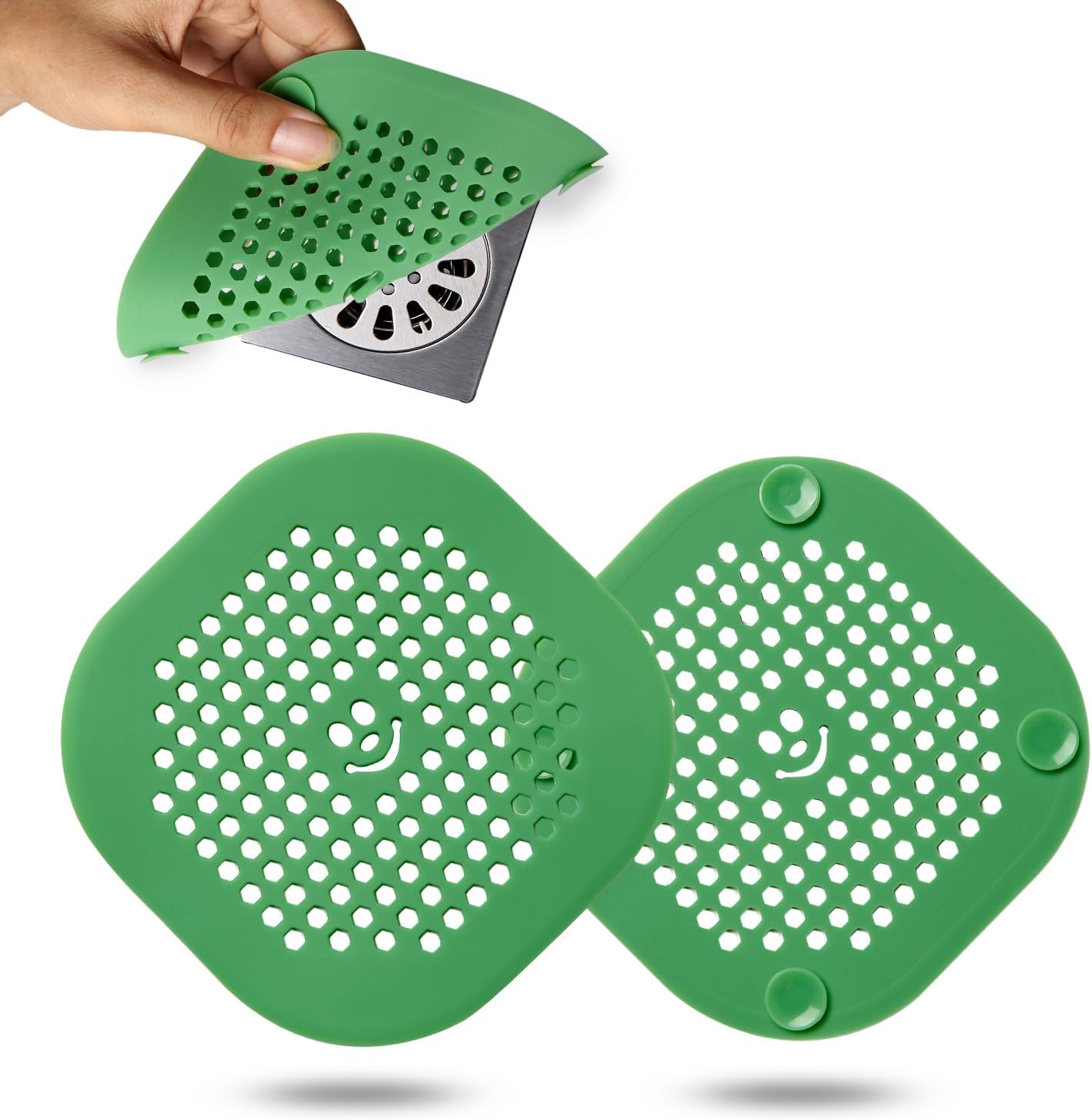 Drain Cover Hair Catcher Drain Plug Hair Stopper Drain Protector for Shower Bathroom Accessories