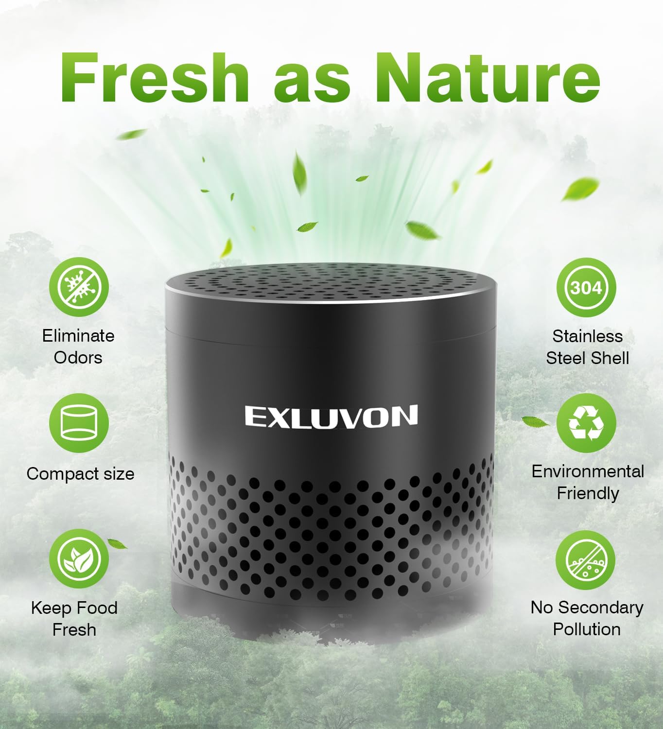 Refrigerator Deodorizer, Fridge Odor Eliminator Lasts for 10 Years, Household Essentials Travel