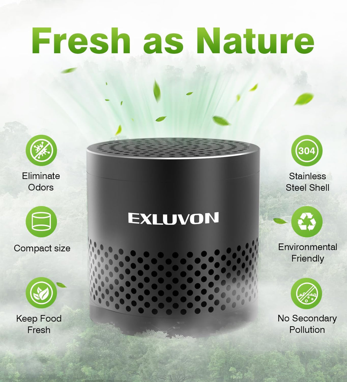Refrigerator Deodorizer, Fridge Odor Eliminator Lasts for 10 Years, Household Essentials Travel