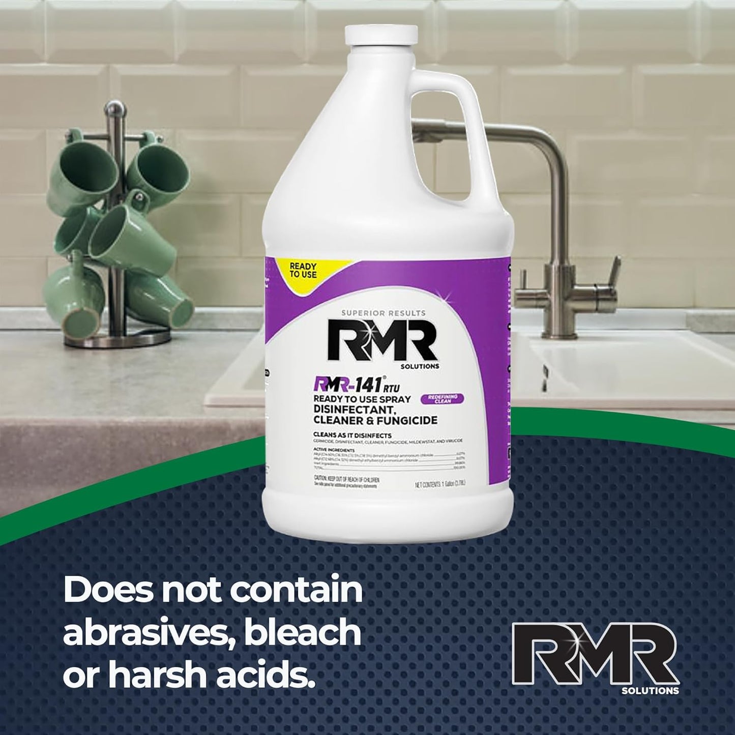 RMR-141 EPA Registered Mold and Mildew Killer, Eliminates Odors, Removes Mold, Mildew, Bacteria
