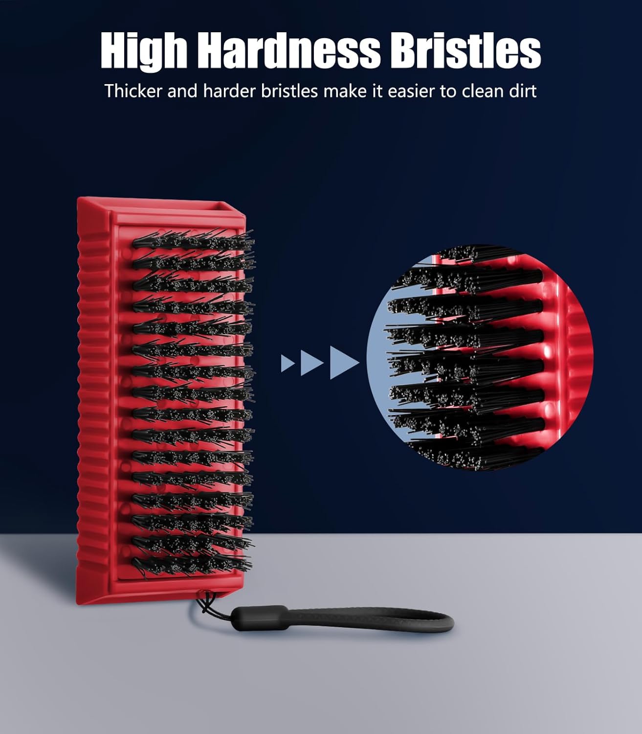 Nail Brush for Cleaning Fingernails, 2Pack Heavy Duty Nail Brushes Remove Dirt and Paint Fingernail