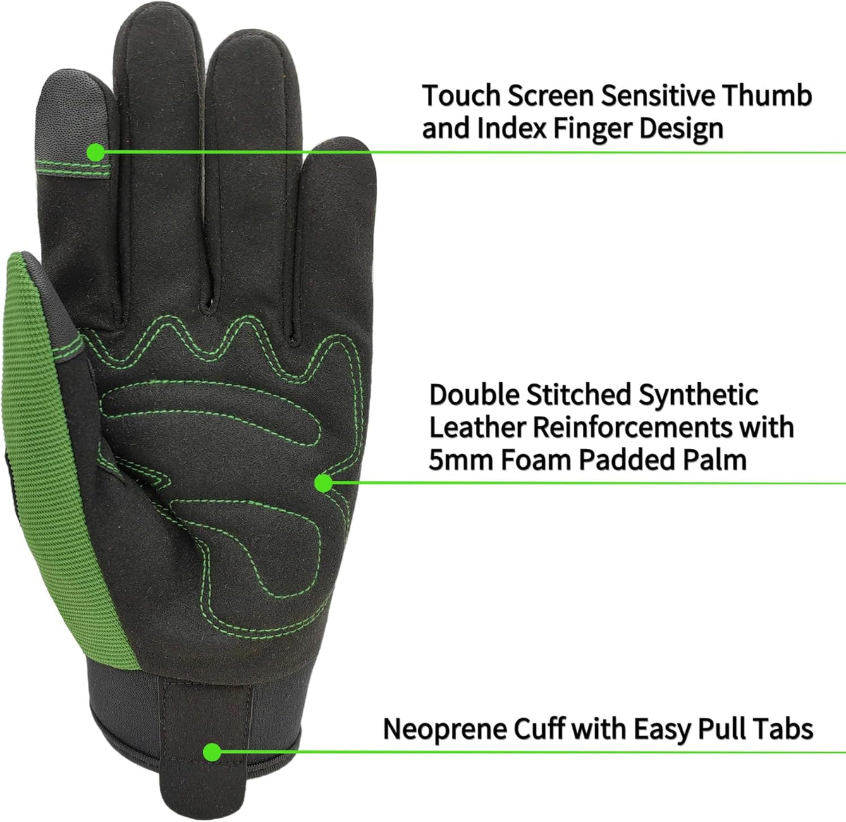 Thorn Proof&Puncture Resistant Gardening Gloves with Grip,Garden Gloves for Women, Leather Work