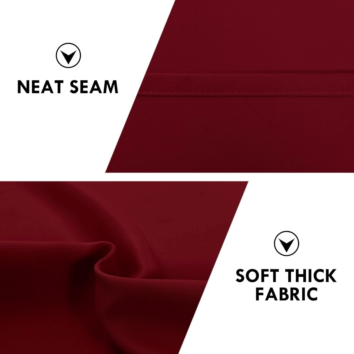 DWCN Blackout Curtains for Living Room Thermal Insulated, Energy Saving & Noise Reducing Bedroom