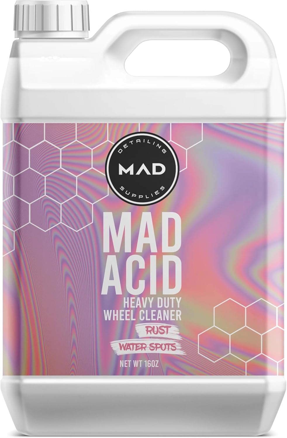 MAD Acid Heavy Duty Wheel Cleaner & Rim Cleaner - 1 Gallon - Safe on Chrome, Clear Coated Painted