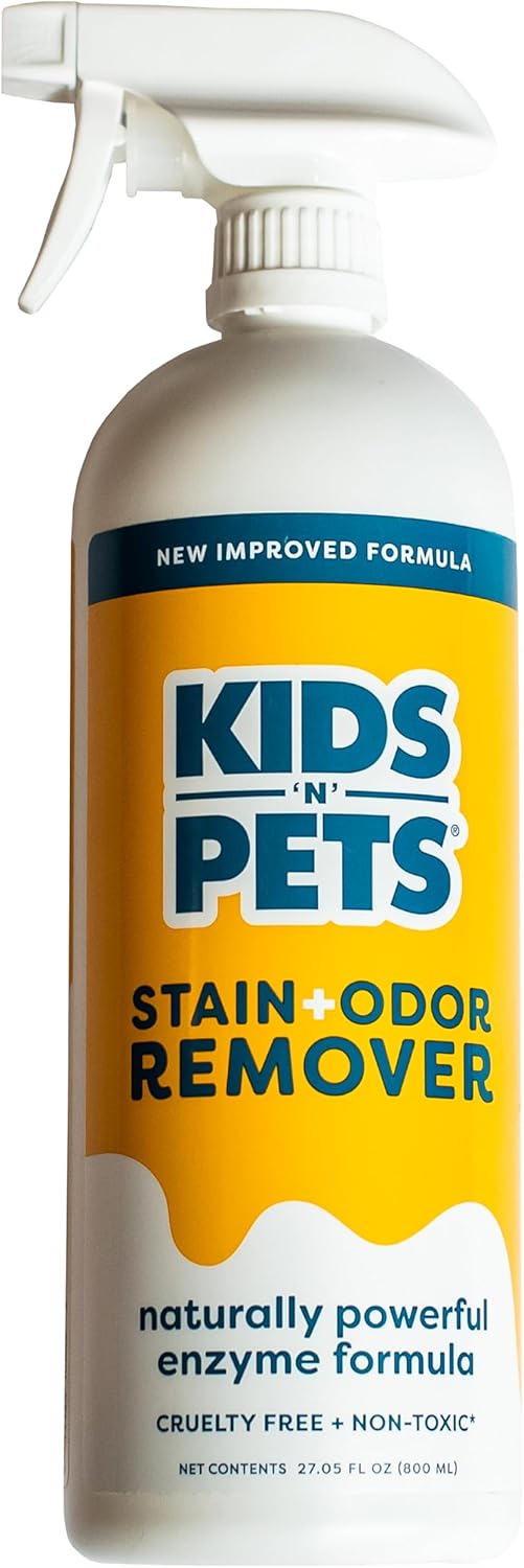 KIDS 'N' PETS Instant All-Purpose Stain & Odor Remover Permanently Eliminates Dog Pee, Cat Urine