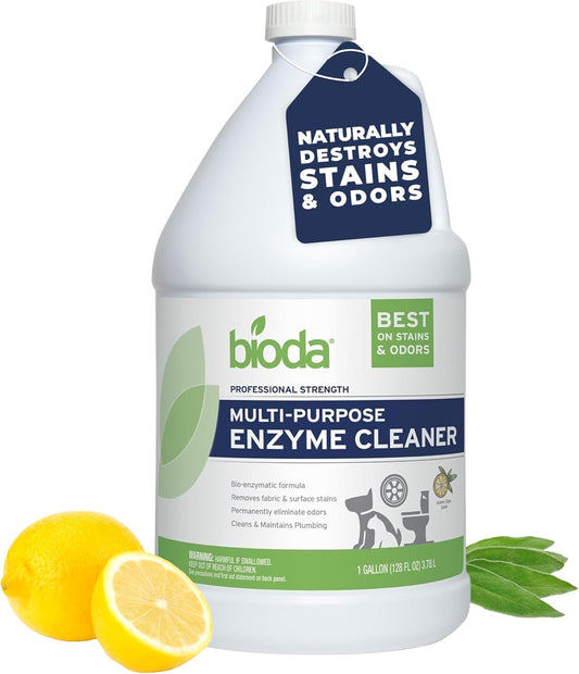 Bioda Multi-Purpose Probiotic Enzyme Cleaner and Deodorizer | Professional Strength | Trash Can