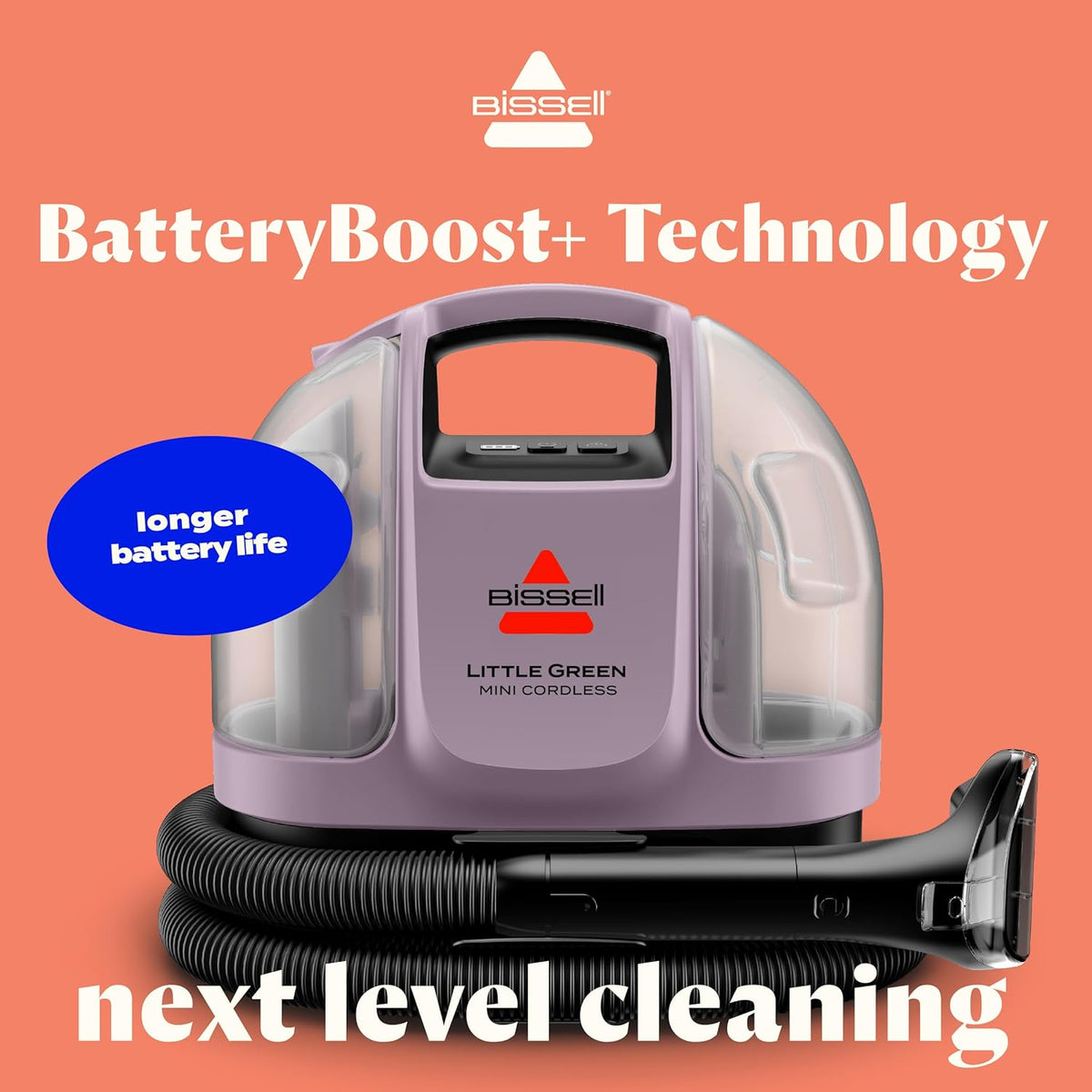 BISSELL Little Green Mini Cordless Portable Carpet and Upholstery Deep Cleaner, Car/Auto Detailer