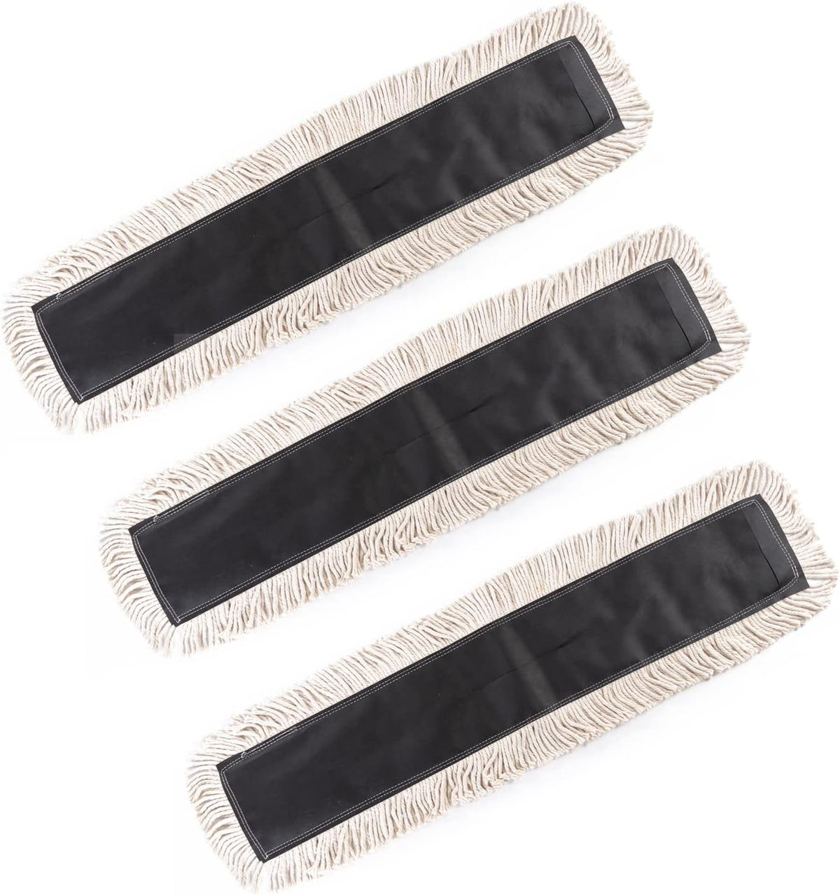 Matthew Cleaning 36'' High Strength Disposable Dust Mop Cotton Cut-end Yarn Mop Replacement Heads