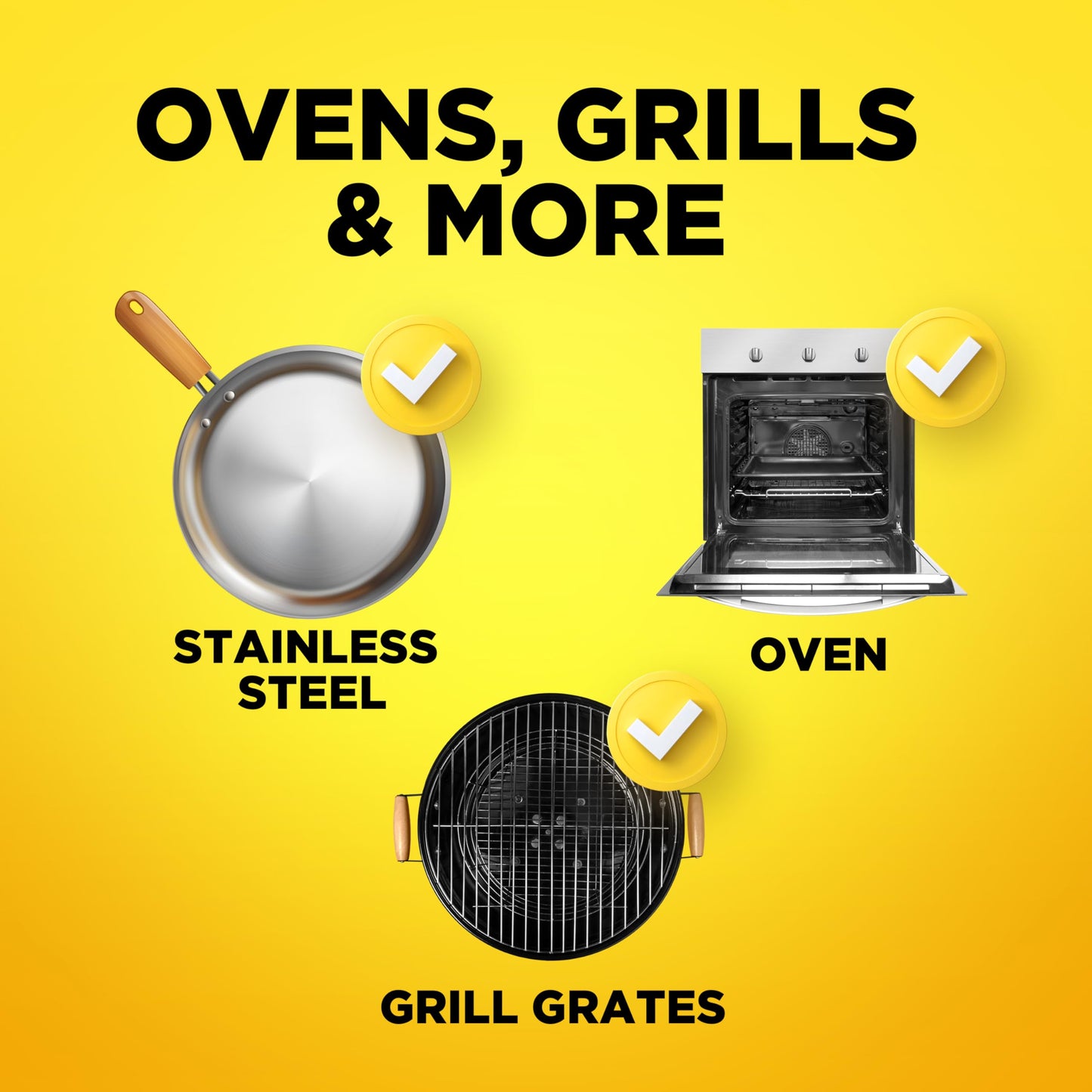 Easy-Off Professional Oven & Grill Cleaner, Removes Tough Burnt on Food and Grease, Lemon Scent, 24