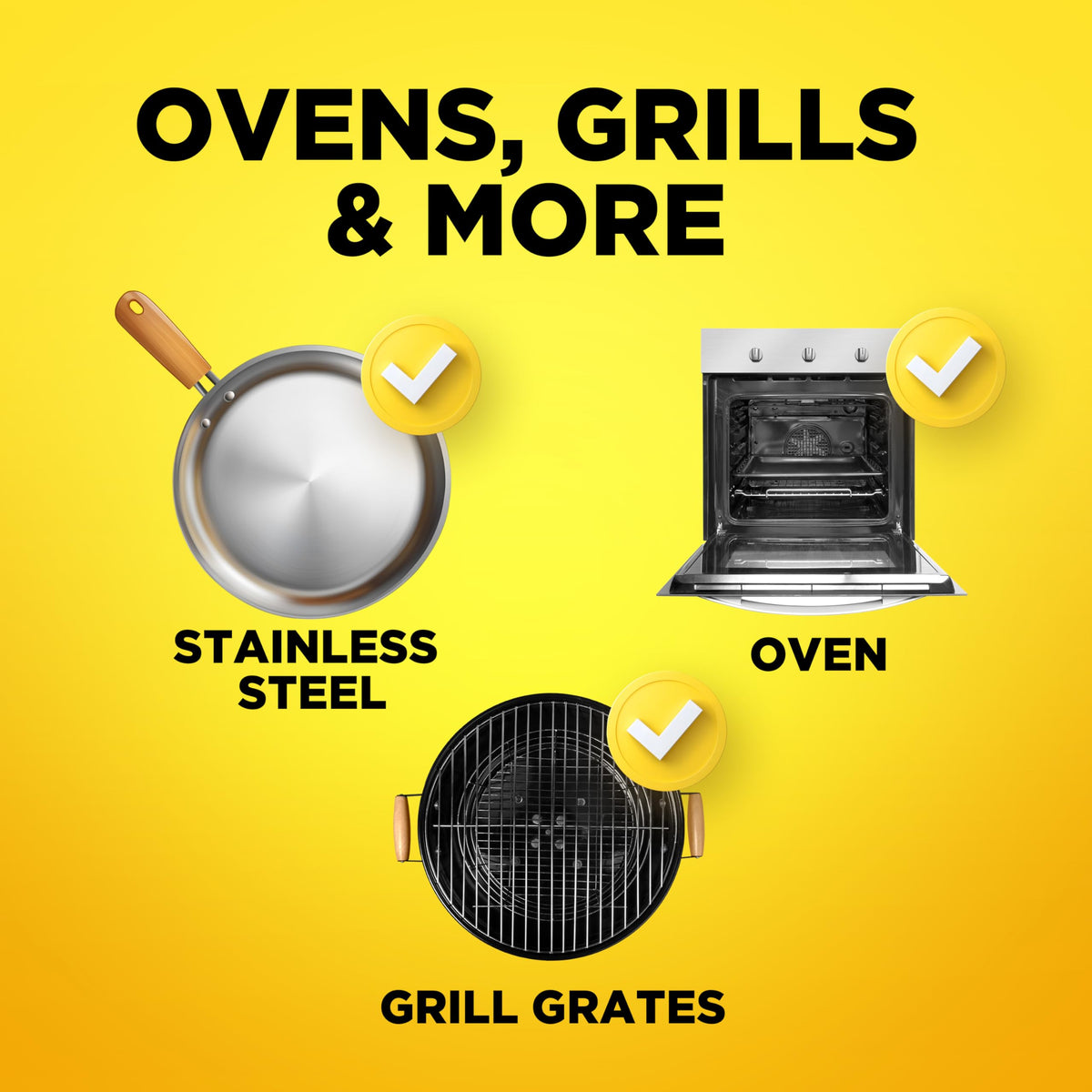 Easy-Off Professional Oven & Grill Cleaner, Removes Tough Burnt on Food and Grease, Lemon Scent, 24