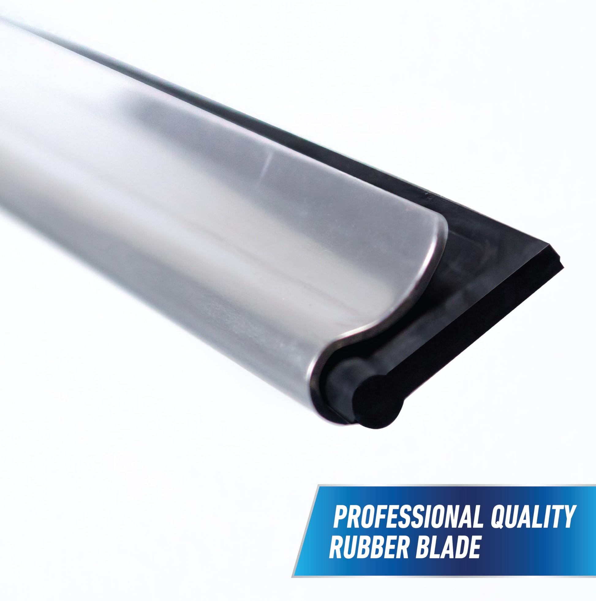Unger Professional Connect and Clean 18” EZ Change Window and Glass Cleaning Squeegee, Large and