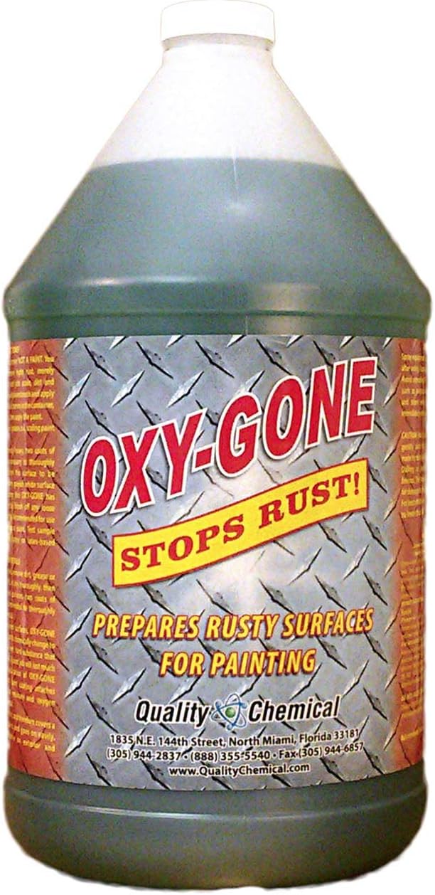 Quality Chemical Oxy-Gone Rust Remover and Metal Treatment/Rust Repair/Prepares surfaces for