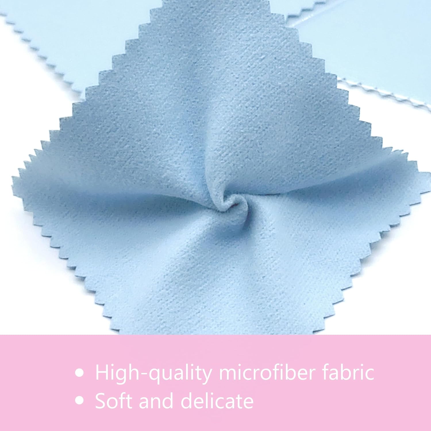 XIAOXINGYUN 120 PCS Jewelry Cleaning Cloth Jewelry Polishing Cloths Individually Wrapped Silver