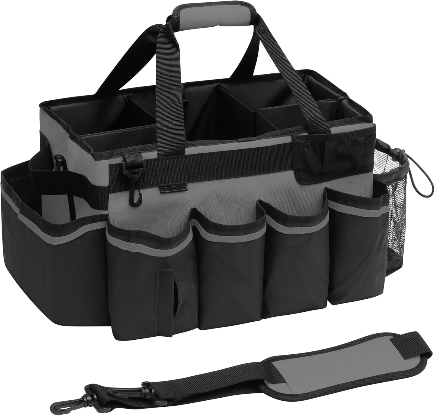 Large Cleaning Supplies Bags for Housekeepers, Professional Wearable Cleaning Supply Caddy for
