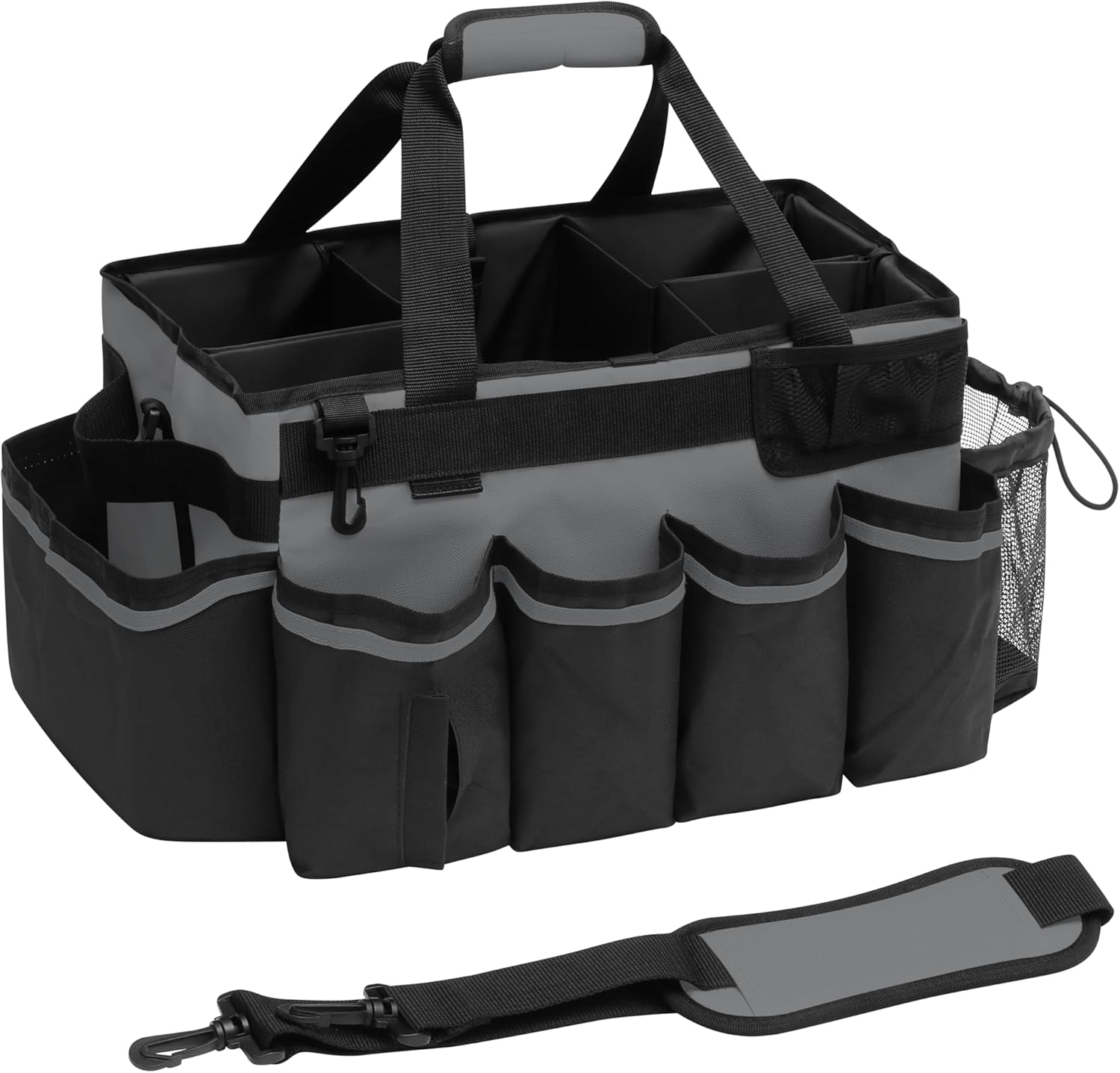 Large Cleaning Supplies Bags for Housekeepers, Professional Wearable Cleaning Supply Caddy for
