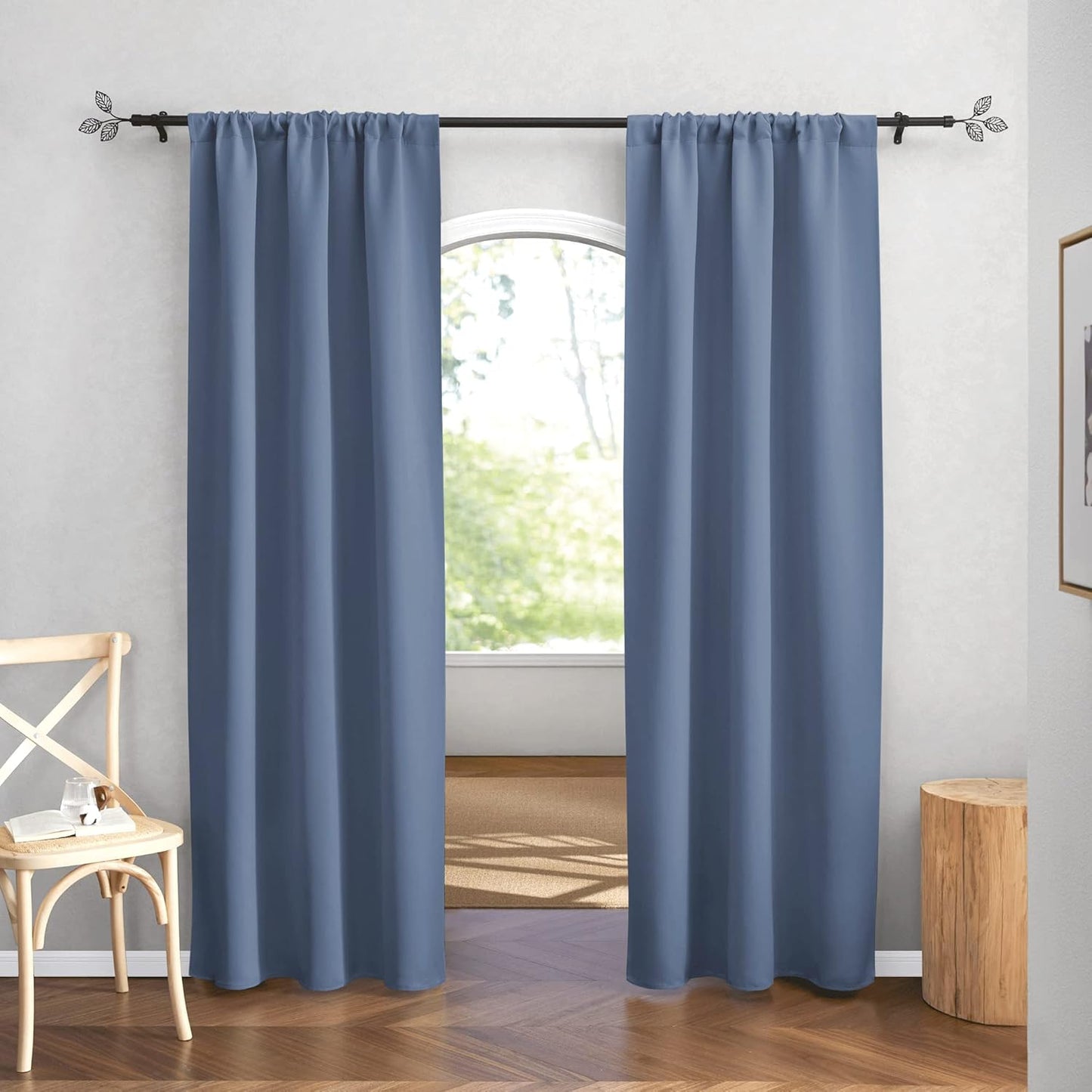 RYB HOME Blackout Curtains 84 inches Length - Thermal Inslulating Privacy Window Curtains & Drapes