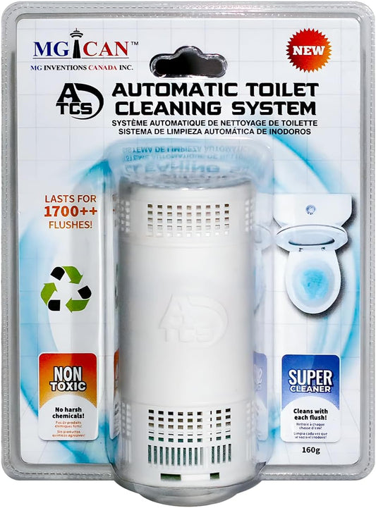 MGICAN Patented Automatic Toilet Cleaning System(ATCS) | Non-Toxic | Bleach Free & Long-Lasting |