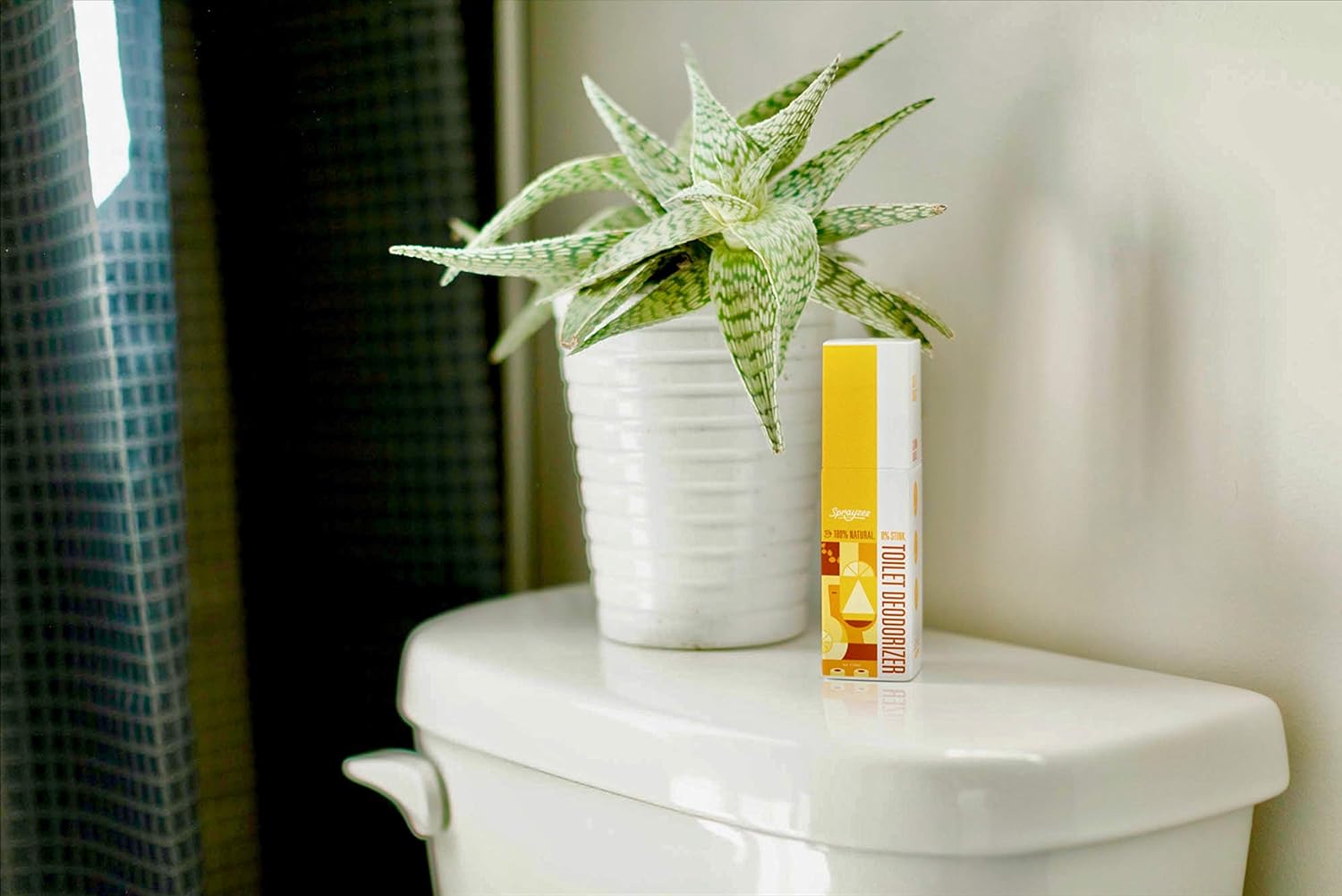 #1 Strongest Natural Toilet Spray for Poop + Bathroom Air Freshener (Citrus Haven) Extra Long